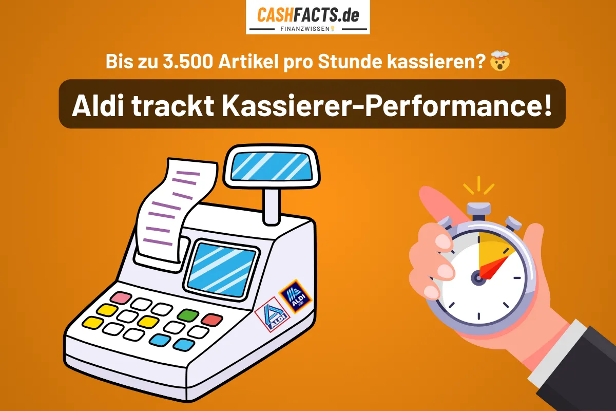Aldi trackt Kassierer-Performance: So viele Artikel müssen pro Stunde gescannt werden
